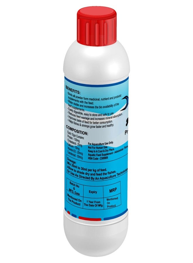 FeedWale Power Gel Protein Based Binder Gel to Mix Medicines with Fish Feed - 1 Litre - Image 3